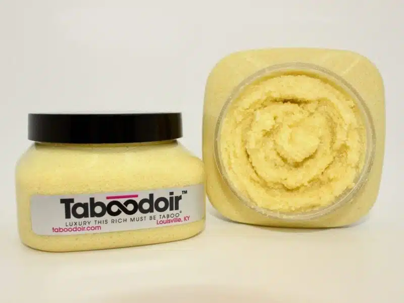 two jars of Citrus Bliss Body Polish