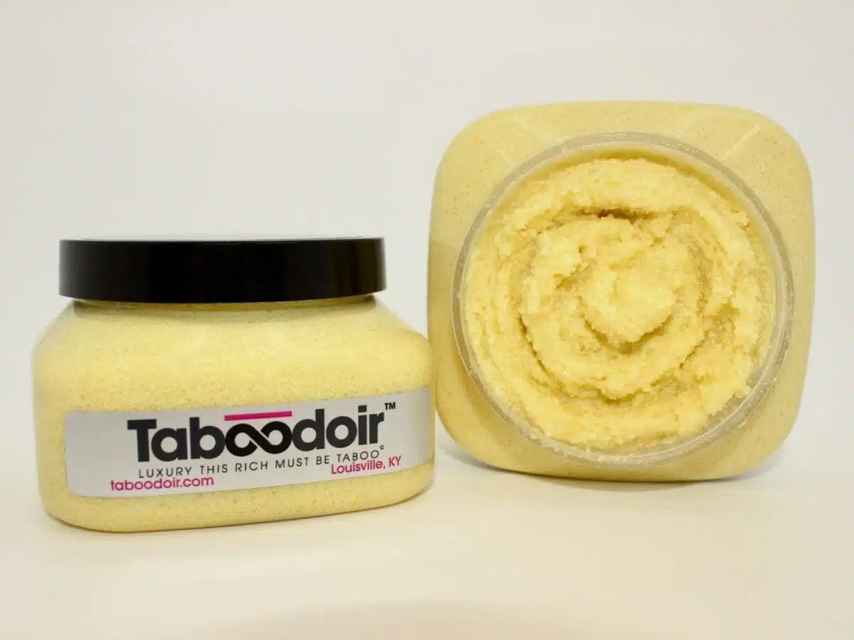 two jars of Citrus Bliss Body Polish