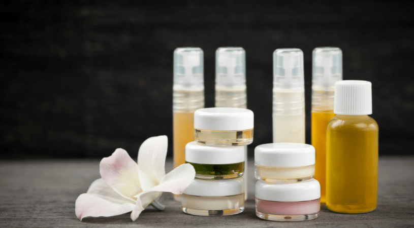 collection of skincare