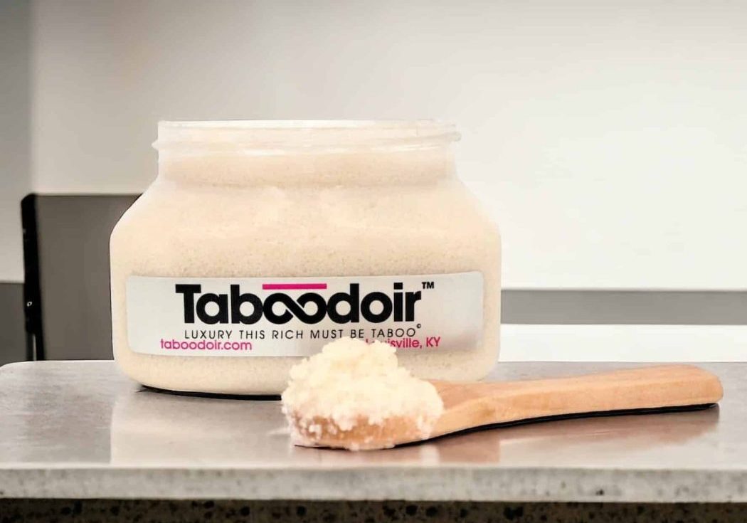 open jar of Taboodoir Smooth Seduction Butter Polish